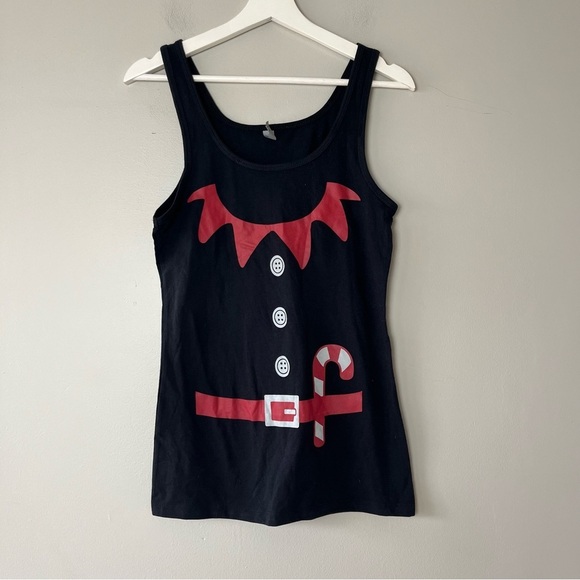 Unbranded Elf Black Tank Top Large - Picture 1 of 4